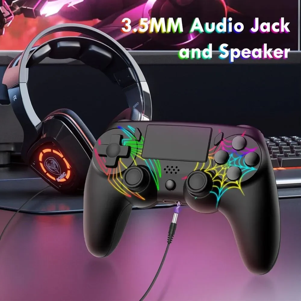 INCOMPLETE Pack Wireless Controller for PlayStation4 PC 1000mAh Battery, RGB
